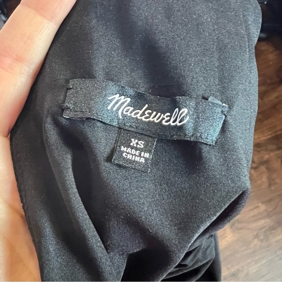 Madewell Black Cropped Jumpsuit - Picture 10 of 10